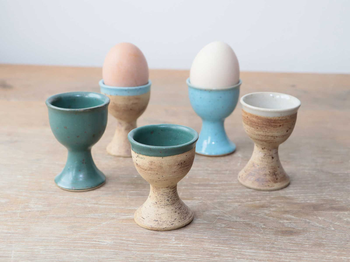 Eierbecher aus Keramik, handgemacht